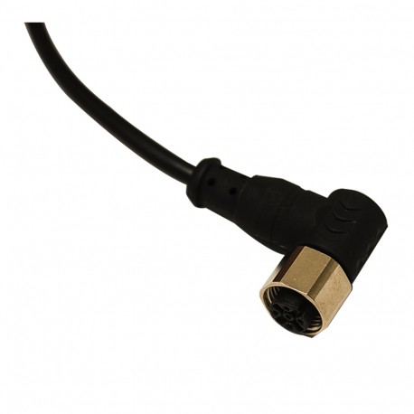 CD12M/AA-070C1 MICRO DETECTORS Conector Hembra M12 90° 3 polos NO cable PVC de 7m
