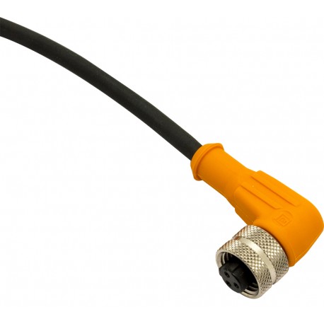CD12M/AC-050C5 MICRO DETECTORS Connector Female M12 90° 2 poles + GND cable 5m TPU per AC