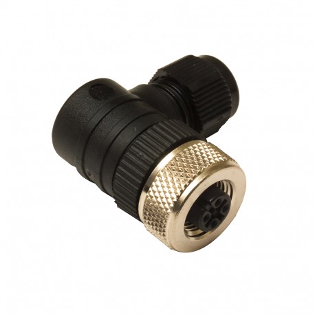 CL12/0H-00C MICRO DETECTORS Conector com terminais M12 de 5 pólos fêmea 90°