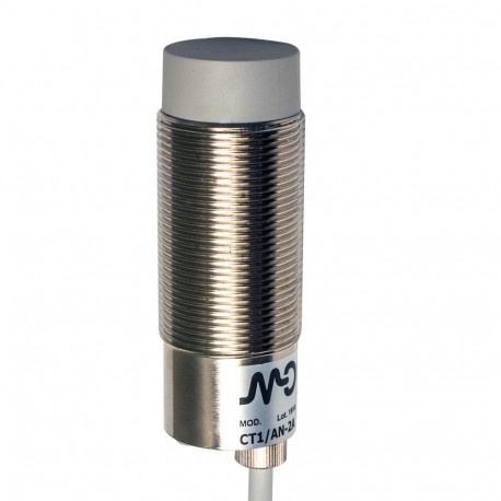 CT1/CN-2A MICRO DETECTORS Capacitive sensor M30 unshielded NC/NPN cable 2m axial