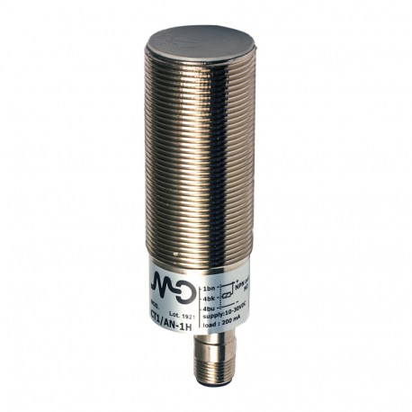 CT1/CP-1H MICRO DETECTORS Kapazitiver Sensor M30 abgeschirmt NC/PNP Stecker M12
