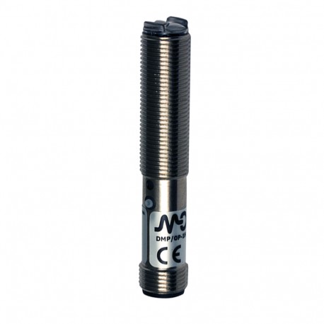 DMP/0N-1H MICRO DETECTORS Sensor fotoelétrico de 2 m polarizado NPN com ajuste de conector M12