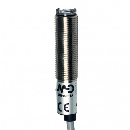DMP/0P-1A MICRO DETECTORS Photoelectric sensor 2 m polarised PNP with adjustment, cable 2m axial