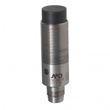 ETK1/BP-2H MICRO DETECTORS Sensor indutivo M18 sem protetor da PNP conector M12 de Aço inoxidável