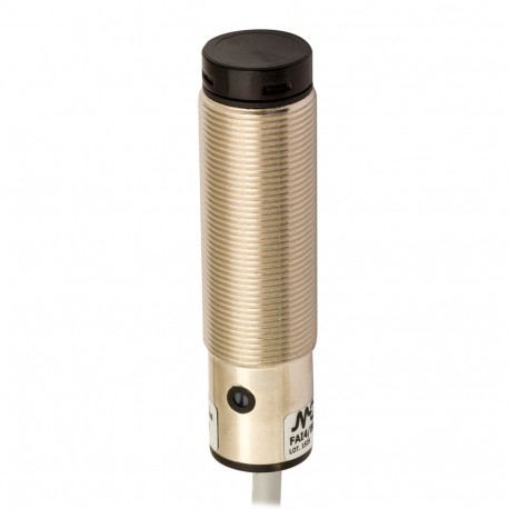 FAI4/BP-1A MICRO DETECTORS Fotoelektrischer Sensor Axial, diffuse 200 mm, mit Anpassung, PNP-NO+NC, metallis..