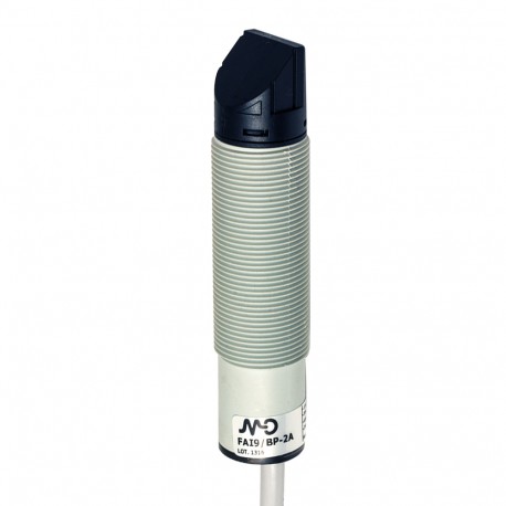 FAIC/BN-2A MICRO DETECTORS Sensor fotoelétrico de 90° Retroreflectivo 4 m NPN NO+NC cabo plástico de 2m axial