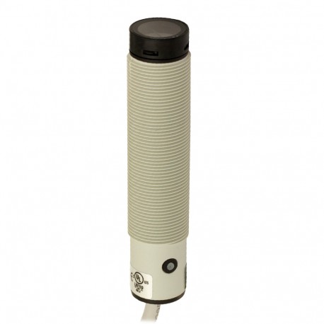 FAIH/X0-0A MICRO DETECTORS Sensor fotoeléctrico Axial Emisor de 20 m, con control, cable de plástico 2m axial