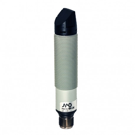 FAIZ/BN-2E MICRO DETECTORS Sensor fotoeléctrico de 90° Receptor de 15 m NPN NO+NC tapón de plástico M12