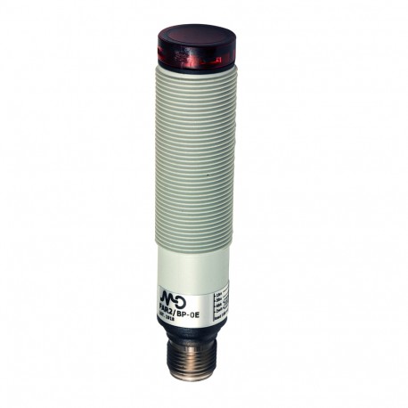 FAR2/BP-0E MICRO DETECTORS Photoelectric sensor Axial diffuse 100 mm PNP NO+NC plastic plug M12