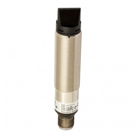 FAR2/BP-3E MICRO DETECTORS Fotoelektrischer Sensor 90° diffus 100 mm PNP-NO+NC, metallischer Stecker M12