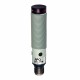 FAR3/BP-0E MICRO DETECTORS Photoelectric sensor Axial diffuse 100 mm, with adjustment, PNP NO+NC plastic plu..