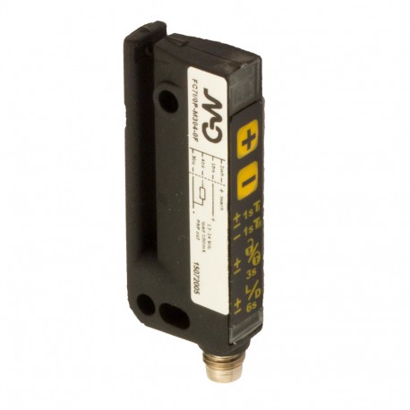 FC7I/0N-M304-0F MICRO DETECTORS Sensore a forcella per il rilevamento di etichette 3mm larghezza, emissione ..