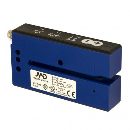 FC8U/0B-M307-1F MICRO DETECTORS Sensore a forcella per il rilevamento di etichette 3mm larghezza, emissione ..