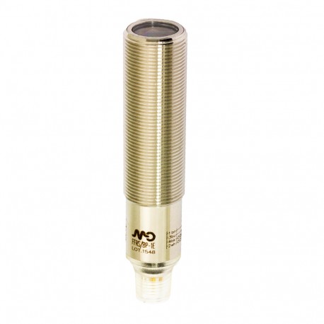 FFI8/BP-1E MICRO DETECTORS Photoelectric sensor Axial diffuse 800mm, adjustment PNP NO+NC plug M12