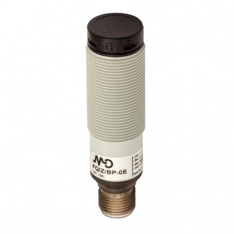 FQI7/BP-0E MICRO DETECTORS Sensor fotoelétrico Axial difuso 400 mm com ajuste, PNP NO +NC tampa de plástico ..