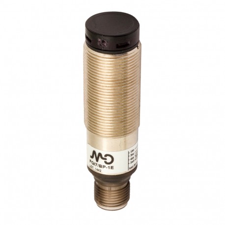 FQI7/BP-1E MICRO DETECTORS Photoelectric sensor Axial diffuse 400 mm, adjustment PNP NO +NC metallic plug M12