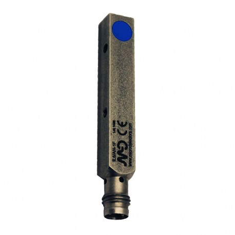 IL8/AN-1F MICRO DETECTORS Inductive sensor 8x8, top detection, Sensing distance 1,5mm, NPN-NO, M8 plug