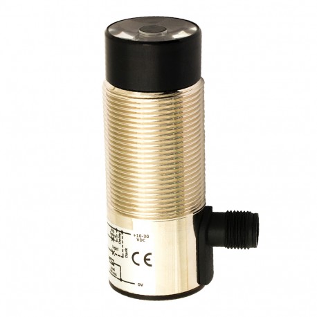 LDLV/0P-1K MICRO DETECTORS Photoelectric sensor Luminescent scanner M30 PNP plug M12 90°