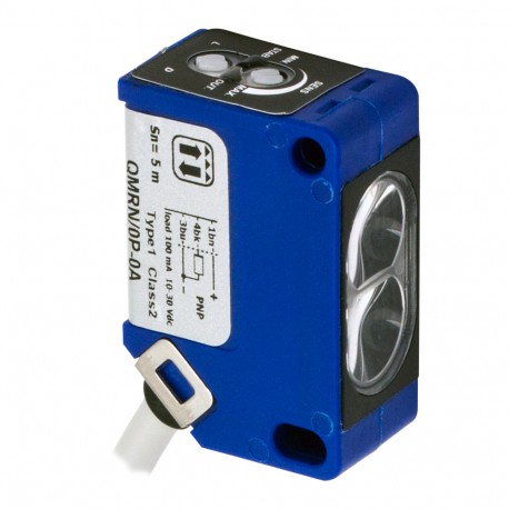 QMI7/0P-0A MICRO DETECTORS Photoelectric sensor Miniature cubic photoelectric diffuse, adjustment 400 mm Inf..
