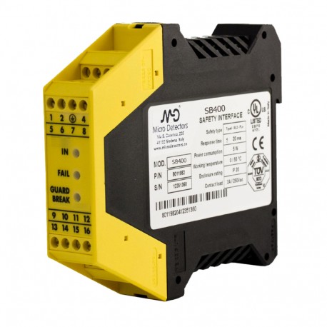 SB400 MICRO DETECTORS Modulo relè