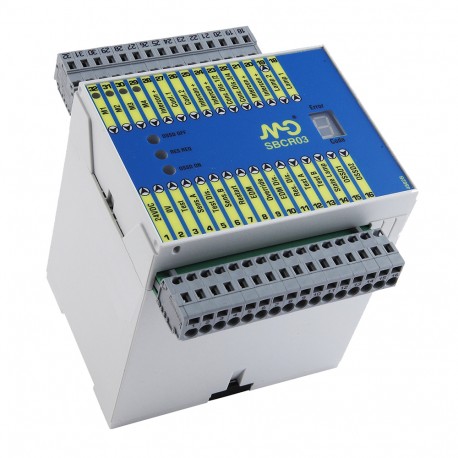 SBCR03/S-AM MICRO DETECTORS Unité de contrôle avec inhibition 24VDC