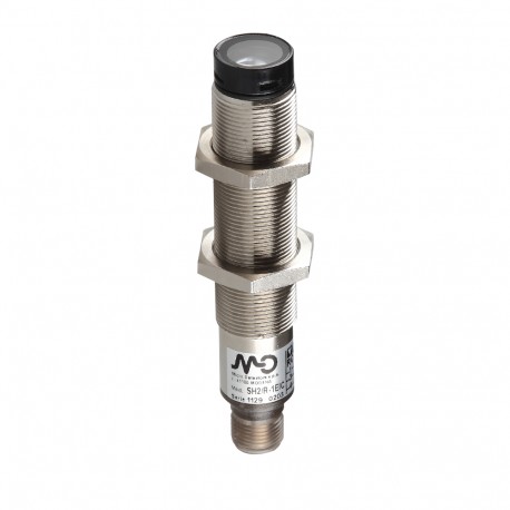 SH2/E-1EIC MICRO DETECTORS Sensor de segurança Emissor M18 11m metálico axial conector M12 de e/S IEC61131-2..