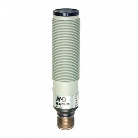 SS7/0N-0E MICRO DETECTORS Sensor fotoeléctrico difuso 400 mm NPN L/D de plástico con ajuste conector M12