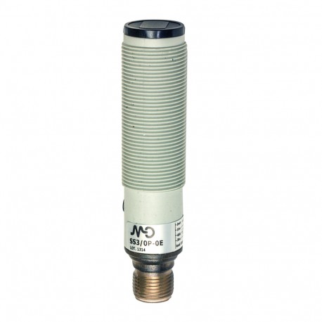SS7/0P-0E MICRO DETECTORS Photoelectric sensor diffuse 400 mm PNP L/D plastic, adjustment plug M12