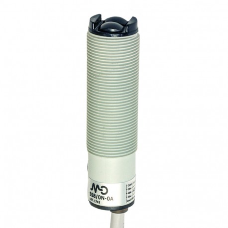 SSC/0P-0A MICRO DETECTORS Sensor fotoeléctrico Retroreflectivo 4 m PNP L/D cable de plástico 2m axial