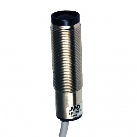 SSH/00-1A MICRO DETECTORS Sensor fotoeléctrico Emisor de 14 m de metal del cable 2m axial