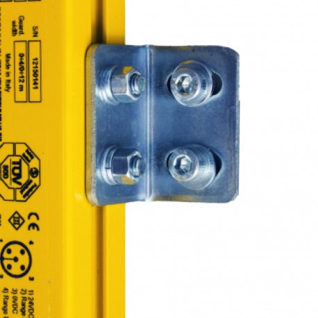 ST 204 4S MICRO DETECTORS Kit di 4 L staffe e relativi inserire e bulloni per LS