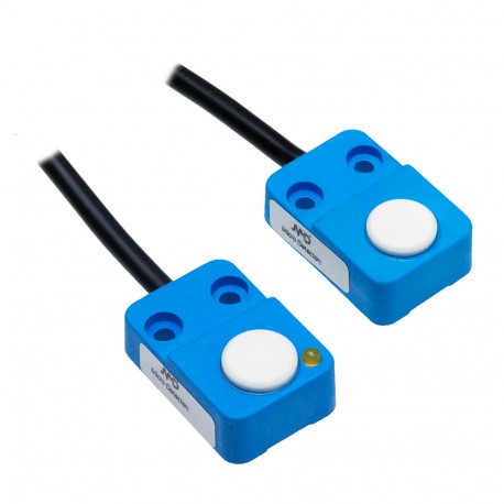 UHS/CN-0A MICRO DETECTORS Ultrasonic sensor cubic E +R sensing distance 1100 mm NPN NC cable 2m 90°