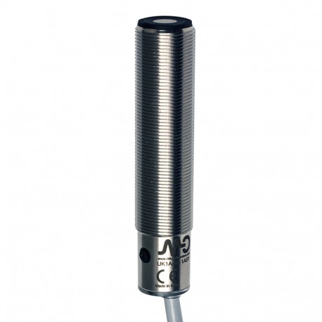 UK1A/G2-1ASY MICRO DETECTORS Ultrasonic sensor M18 analogic 4-20 mA 50-400 mm cable 2m with teach-in button,..