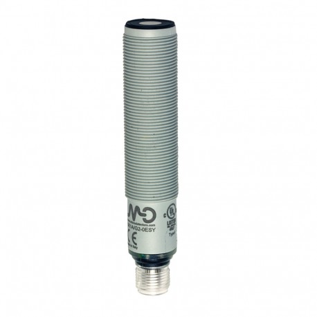 UK1A/GW-0ESY MICRO DETECTORS Ultrasonic sensor M18 PNP adjustable hysteresis/standard window/NO+NC 50-400 mm..