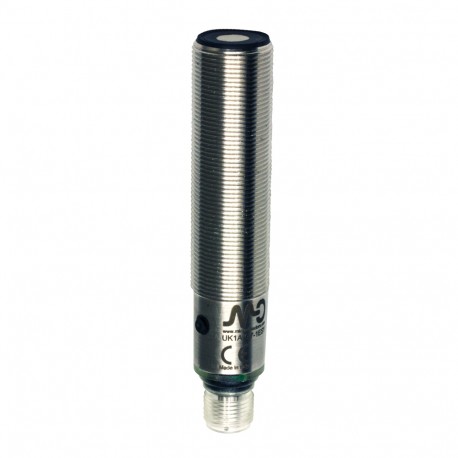 UK1A/GW-1ESY MICRO DETECTORS Ultrasonic sensor M18 PNP adjustable hysteresis/standard window/NO+NC 50-400 mm..