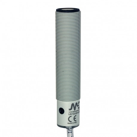 UK1D/G4-0ASY MICRO DETECTORS Sensor de ultrasonidos M18 analógica de 4-20 mA+ NPN NO/NC 150-1600 mm cable 2m..
