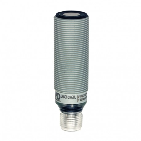 UK6C/H2-0EUL MICRO DETECTORS Sensor de ultra-som M18 analógica de 4-20 mA 80-800 mm conector M12, com teach-..