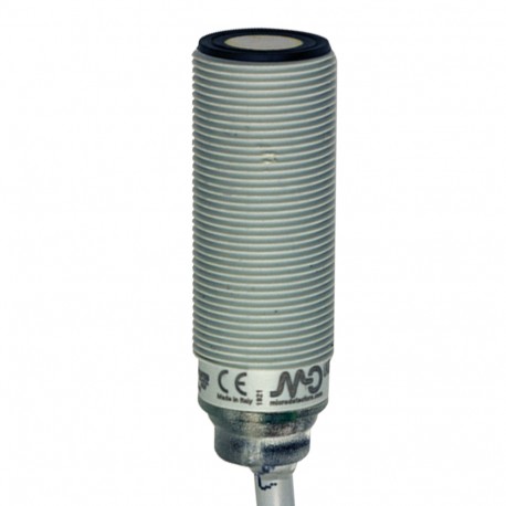 UK6D/H1-0AUL MICRO DETECTORS Sensor de ultra-som M18 analógica 0-10 V 80-1200 mm cabo de 2m, com teach-in ca..