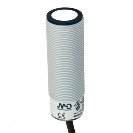 UT1B/E1-0AUL MICRO DETECTORS Sensor de ultrasonidos M30 analógica 0-10 V 250-3500 mm cable 2m con botón de t..