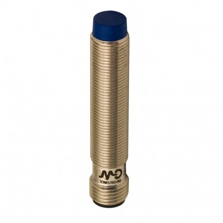 V3M1/R0-4Q MICRO DETECTORS Inductive sensor M12, unshielded, 1/2"-20UNF plug cable exit, NO (Vac)-NO/NC (Vdc)