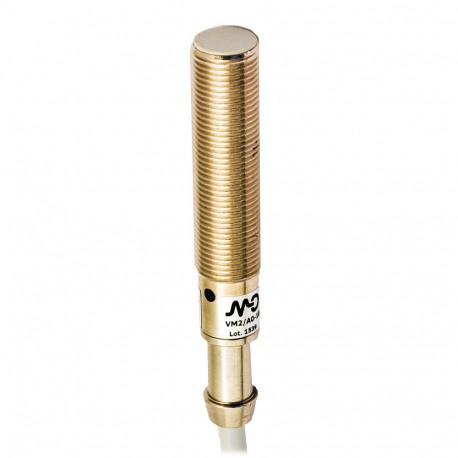 VM2/A0-2B MICRO DETECTORS Capteur inductif M12 non blindé, NO, câble de 2m