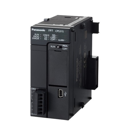 AFP7CPS31 PANASONIC FP7 CPU com porta RS232(bloco de terminais com parafuso) e Mini USB, 120k passos, 24VDC