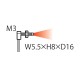 UFDR31G FD-R31G PANASONIC Fiber, Reflective type, lens mountable, M3, beam diam. 0.5 mm, 2m, IP40