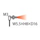 UFDR32EG FD-R32EG PANASONIC Fiber, Reflective type, lens mountable, M3, beam diam. 0.25 mm, 0.5m, IP40