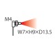 UFDR41 FD-R41 PANASONIC Fiber, reflective type, M4, beam diam. 0.75 mm, 2m, IP67