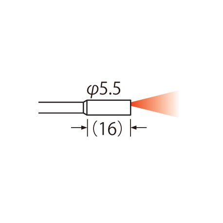 FD-S60Y PANASONIC Fiber (reflective, cylindric type, diameter 5,5mm, 2m, chemical-resistant)