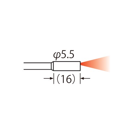 FD-S60Y PANASONIC Faser (reflektierende, zylindrisch-Typ, Durchmesser 5,5 mm, 2m -, Chemie-beständig)