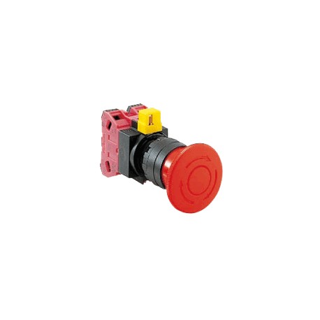 SG-E1-12 PANASONIC Interrupteur d'arrêt d'urgence Pushlock, Tour de réinitialisation, 1NO / 2 NC