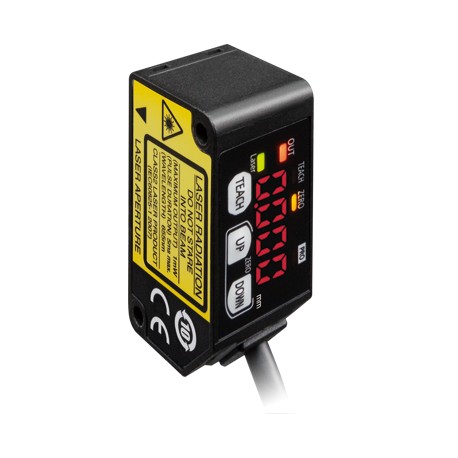 HG-C1100 PANASONIC Kompakte Laser-Verschiebungs-Sensor, 100mm+-35mm, NPN, 0-5V/4-20mA, Kabel 2m