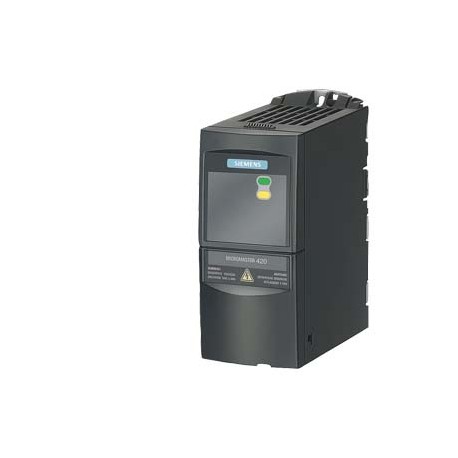 6SE6420-2AB11-2AA1 SIEMENS MICROMASTER 420 eingebautem Klasse-A-Filter 1AC200-240V+10/-10% 47-63Hz Konstantm..